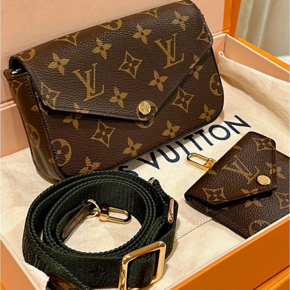 💯%  Authentic Louis Vuitton Félicie Strap & Go✨ - Picture 3 of 14